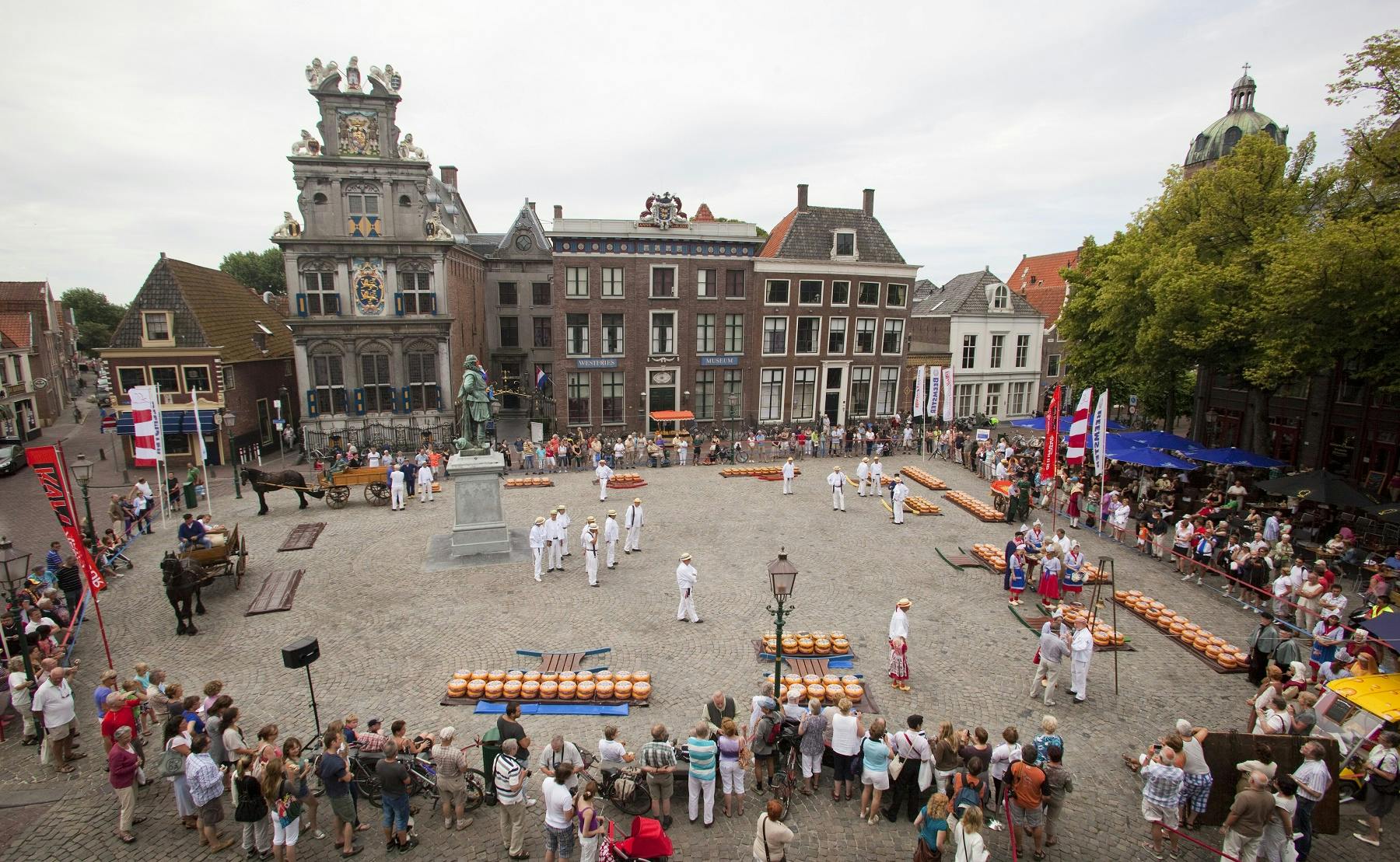 The cheese market in Hoorn