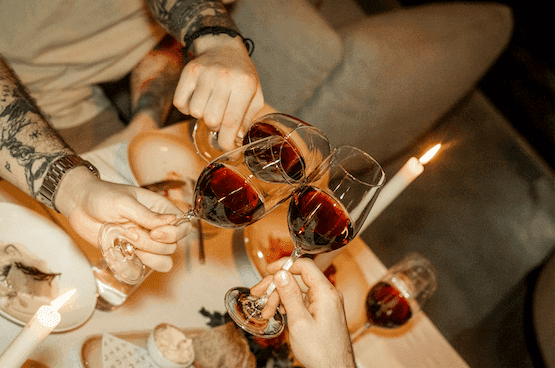 DE KERSTTAFEL BIJ VAN DE WERF