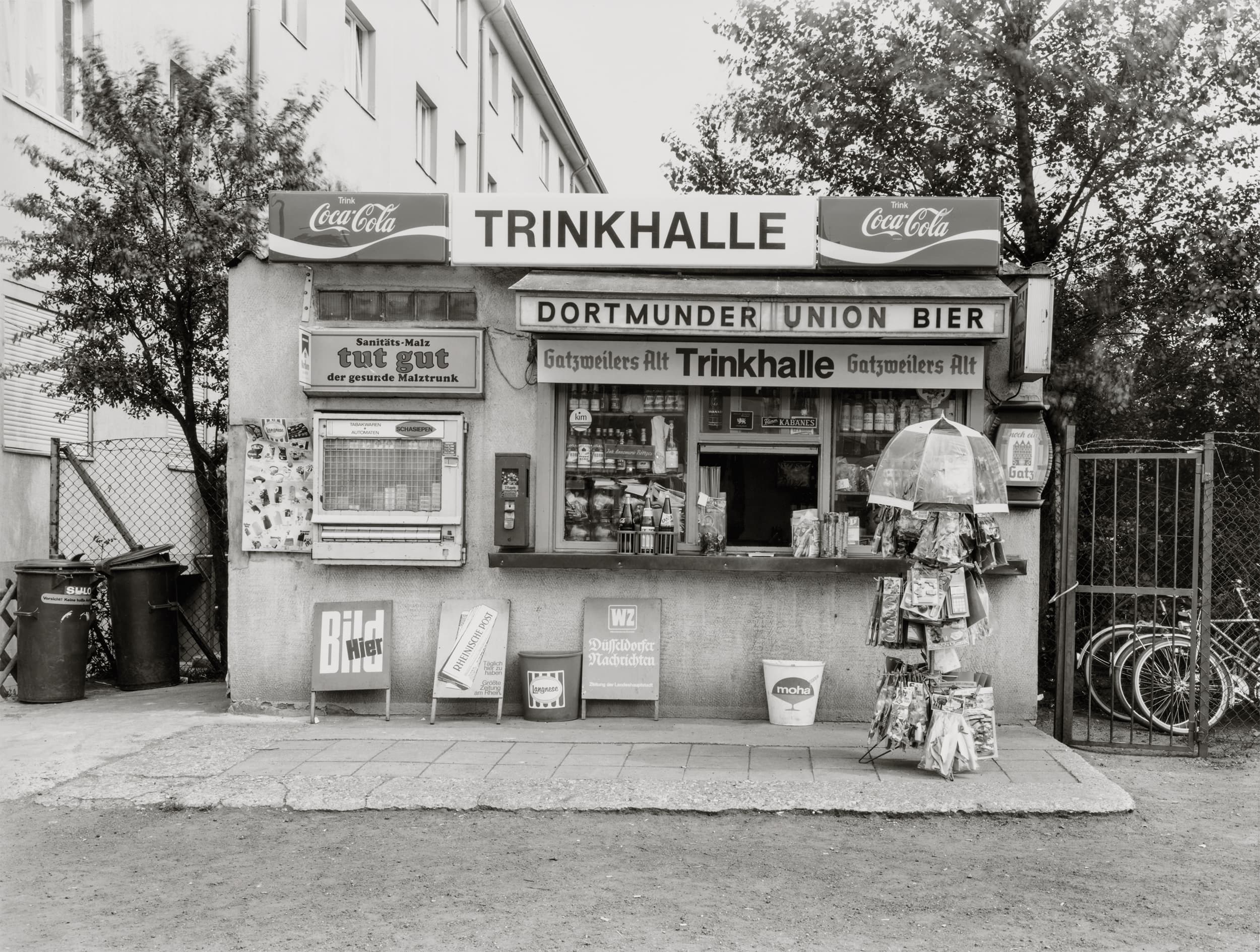 Tata Ronkholz Trinkhalle/Kiosk, Düsseldorf, Sankt-Franziskus-Straße 107, 1977