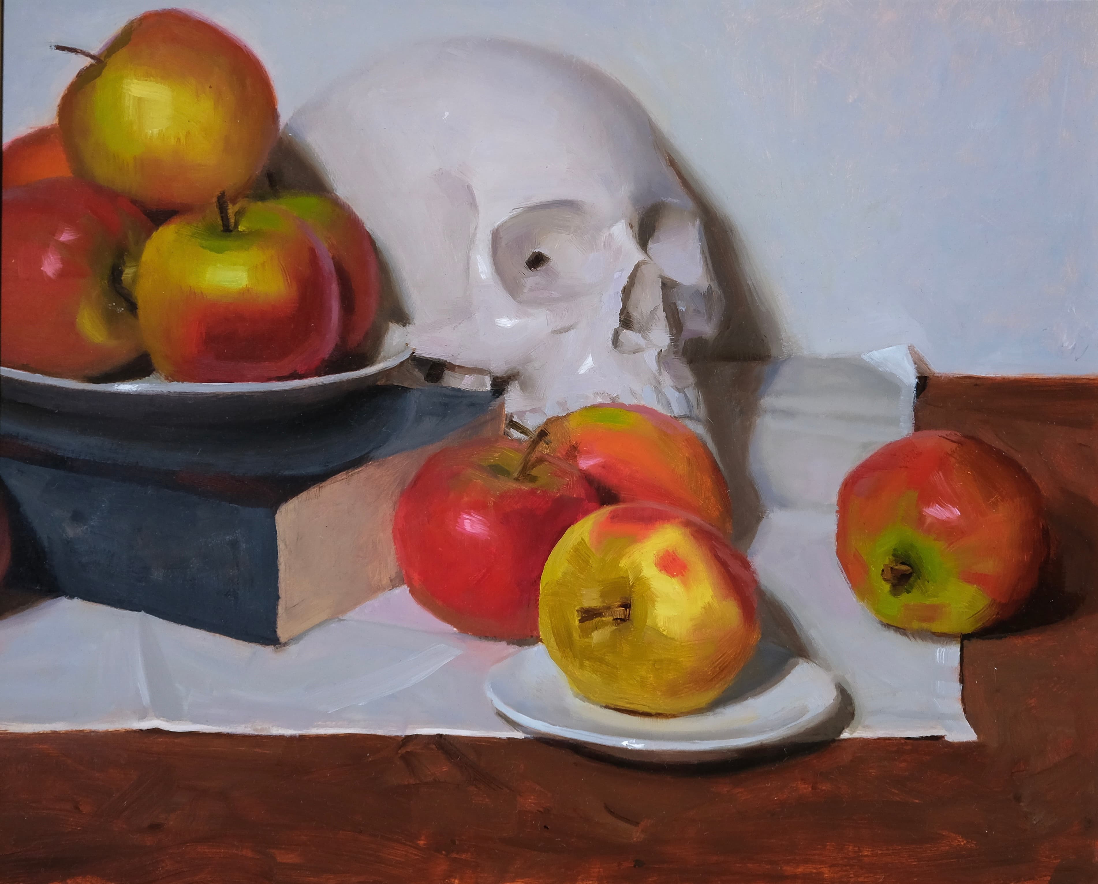 Fading Colors, 2025, oil on panel, 34x42 cm