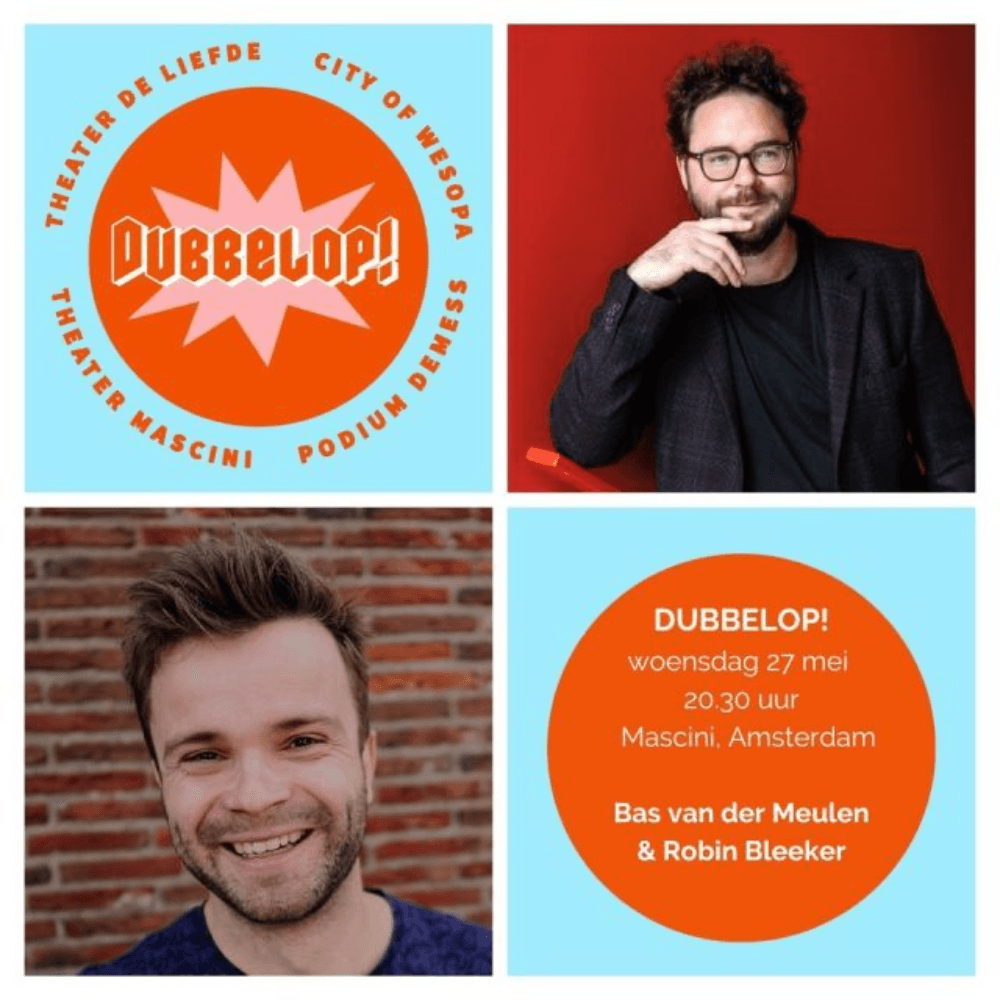 Cabaretiers Robin Bleeker en Bas van der Meulen