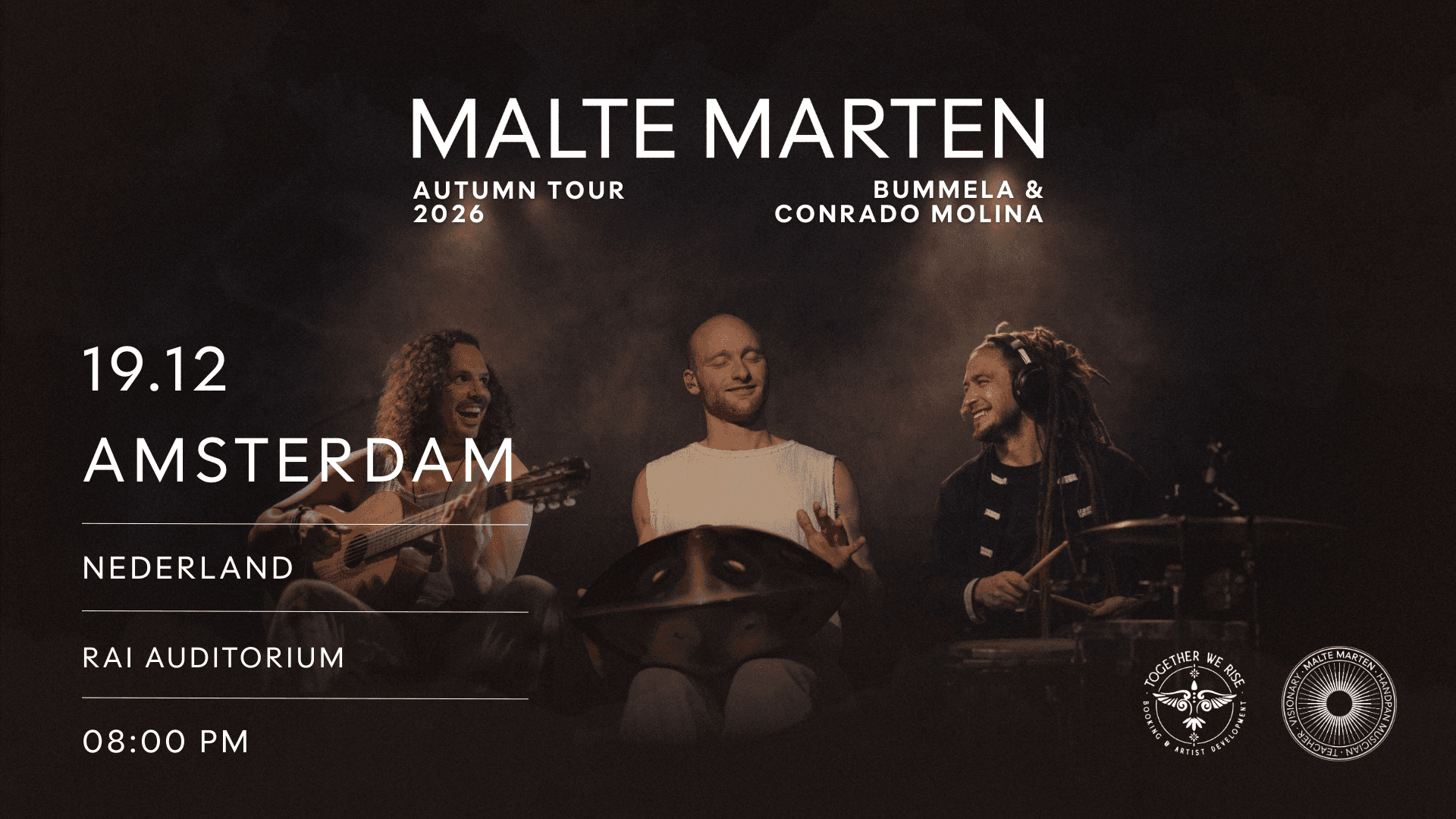 Malte Marten – Handpan Concert Live in Amsterdam
