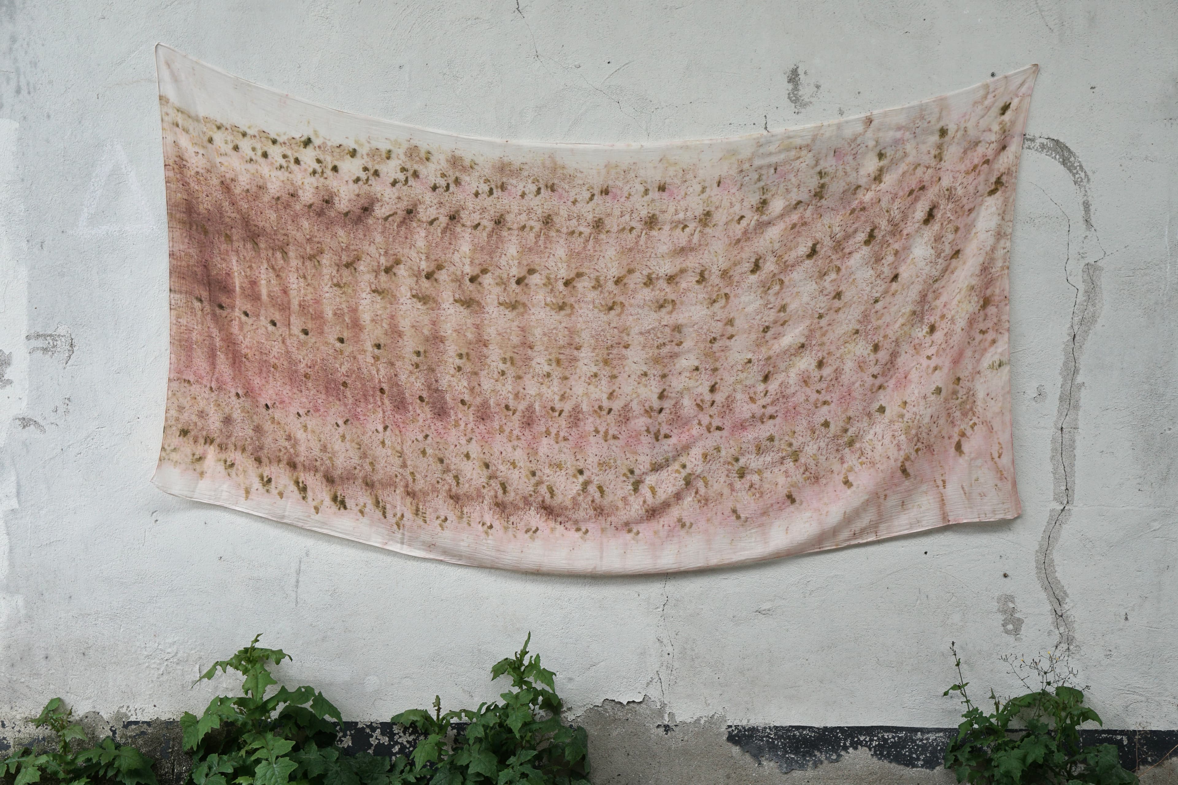 Botanisch geverfd katoen - bundle dye-techniek