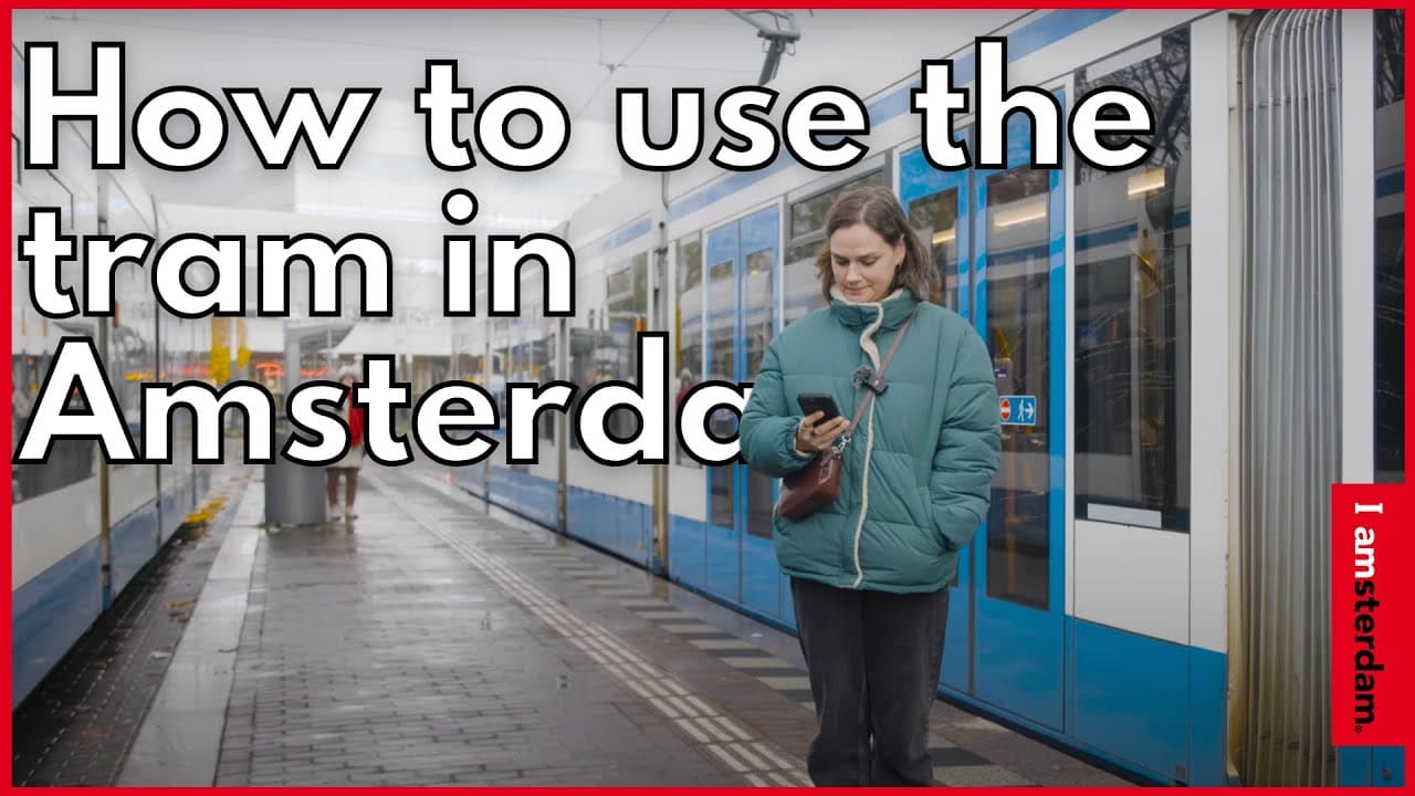 Taking the Tram in Amsterdam | I amsterdam - Video thumbnail