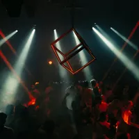 Parallel nightclub people dancing