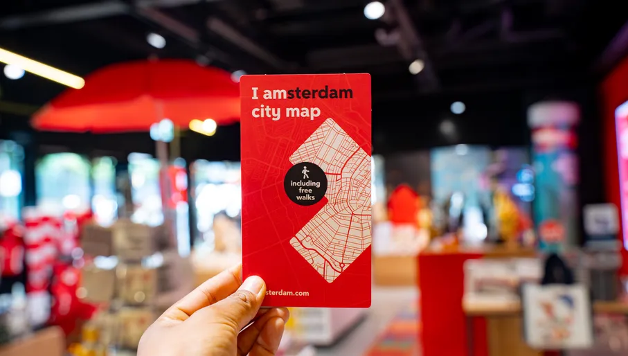I amsterdam City Map in the I amsterdam Store