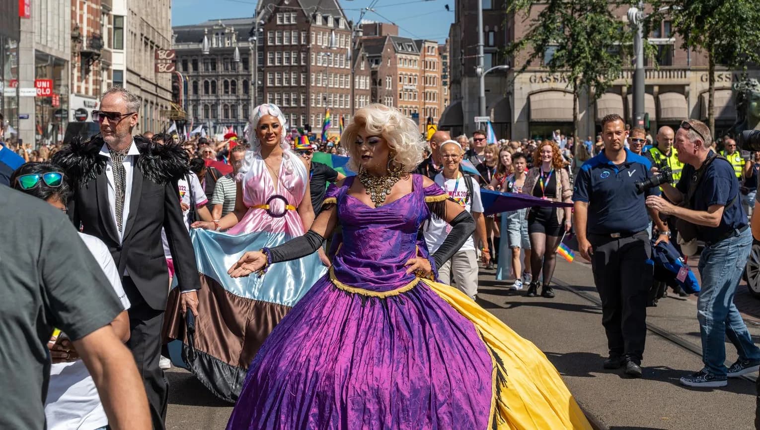 Pride Walk Drag queen.