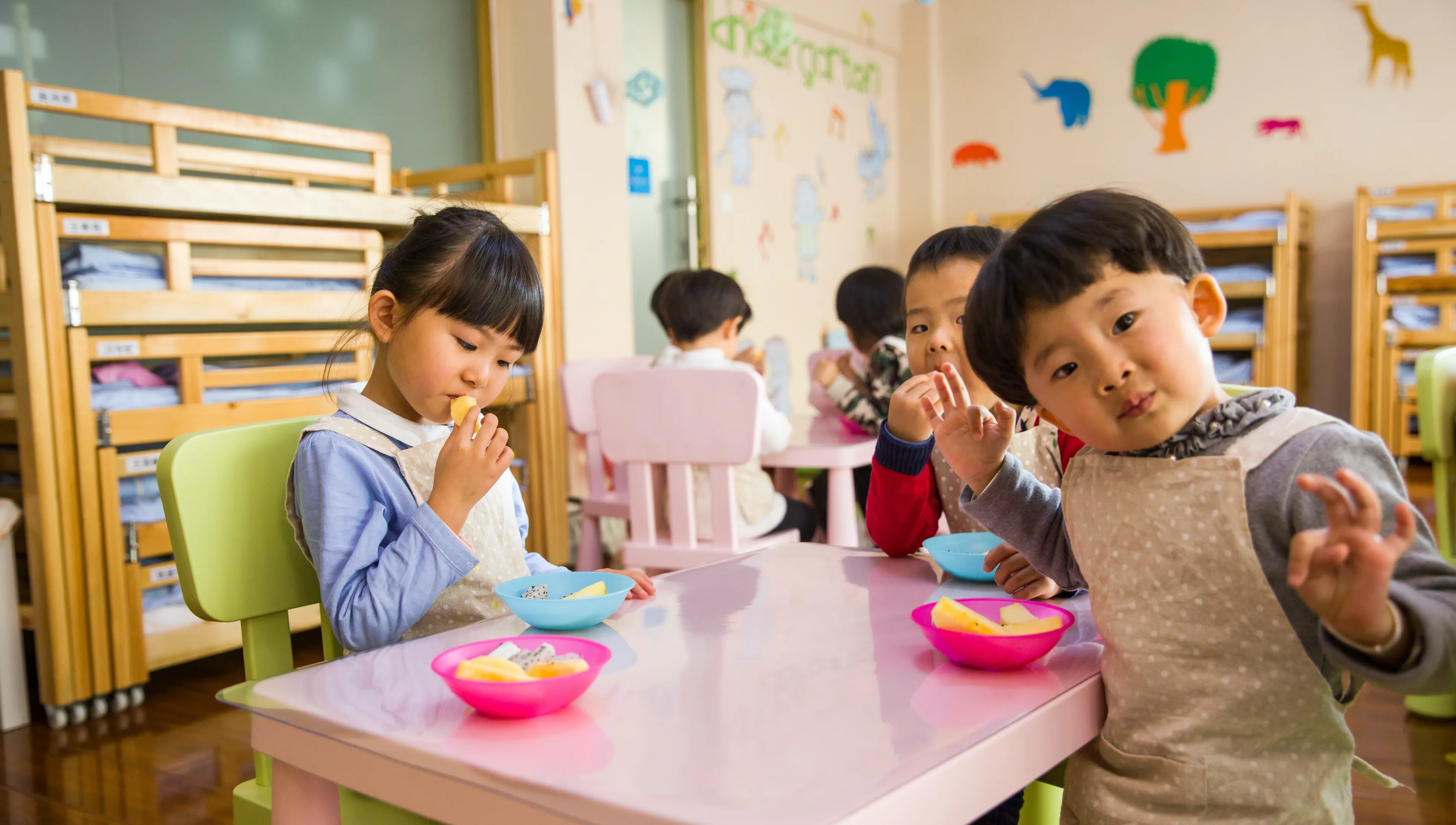 Kids in a classroom