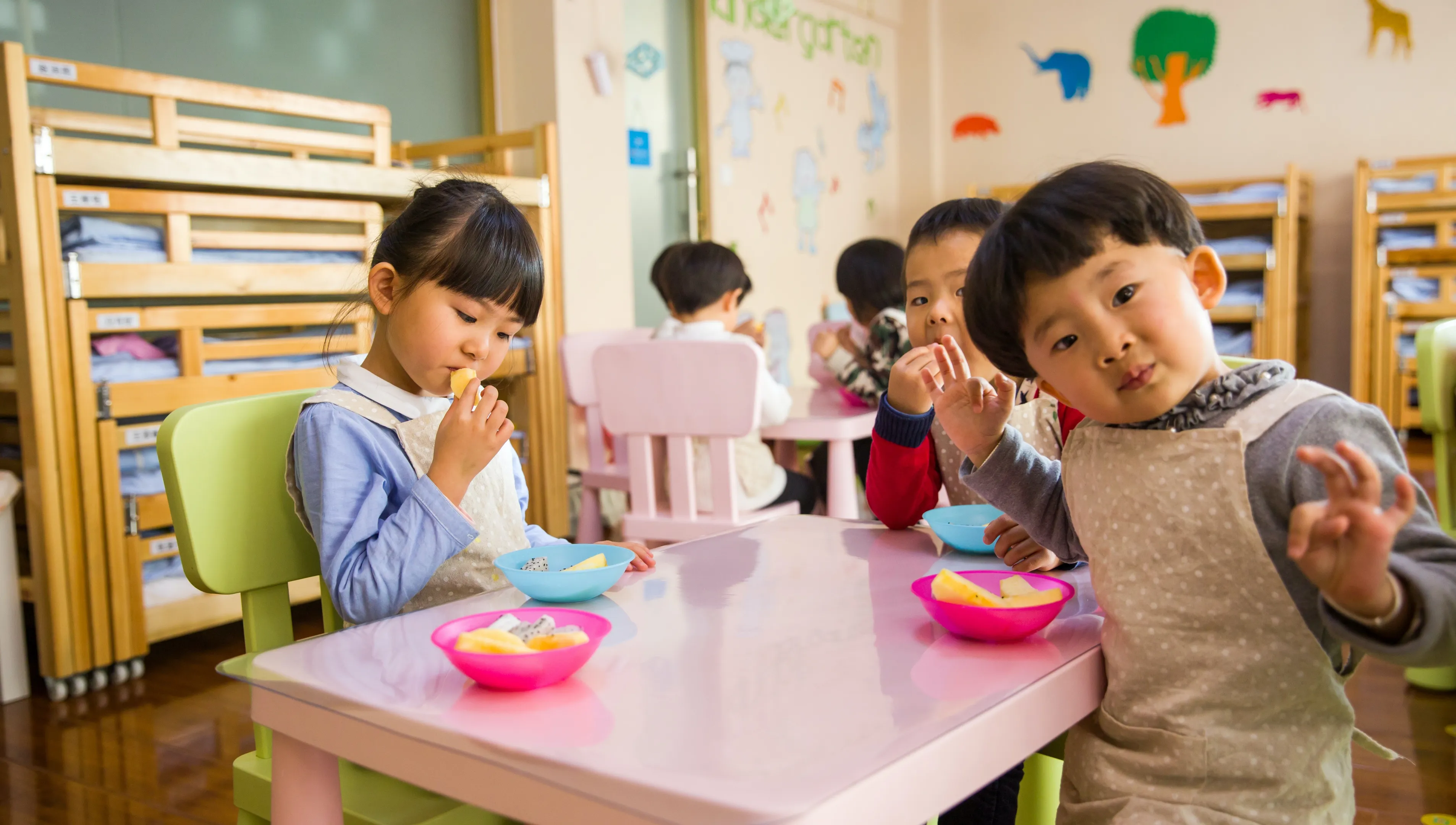 Kids in a classroom