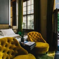 The Dylan hotel bed room interior