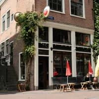 Exterior of Café Chris brown bar in the Jordaan