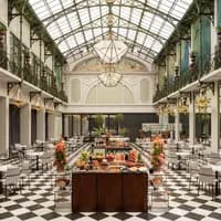 Brunch in the interiors of Grand Hotel Krasnapolsky De Dam