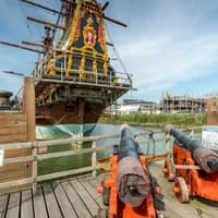 Batavialand is a museum in Lelystad where you can find out how people built wooden sailing ships 400 years ago. Board the spectacular VOC ship the Batavia, dive into the history of Flevoland, and experience the stories of the pioneers.