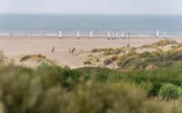 Blowcarters at IJmuiderslag beach.