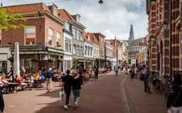 Haarlem shopping street.