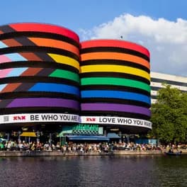 Waterkant exterior during Pride 2022