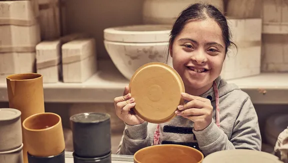 Girl with cheese