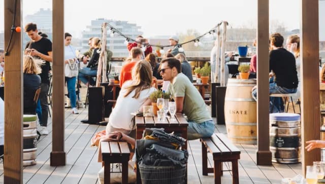 GAPP rooftop terrace with people