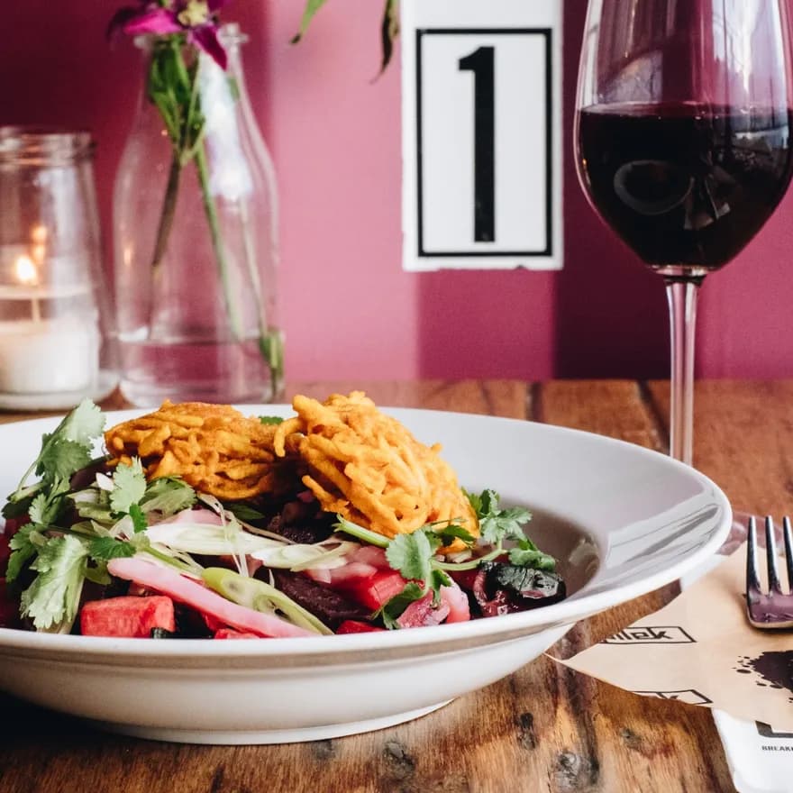 Pllek café-restaurant signature dishes