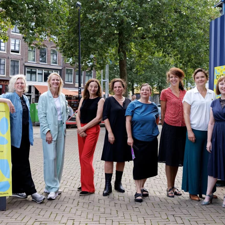 Foto van de initiatiefnemers. Verkregen via de Persmap van de Culturele Wallen.