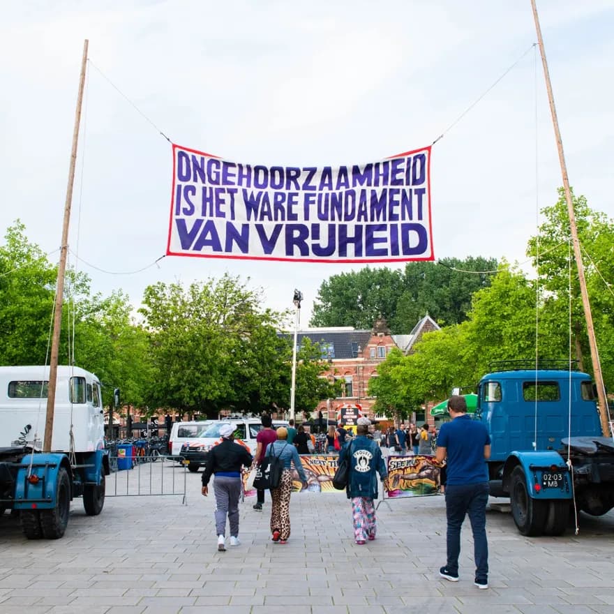 Rollende Keukens food festival entrance/exit