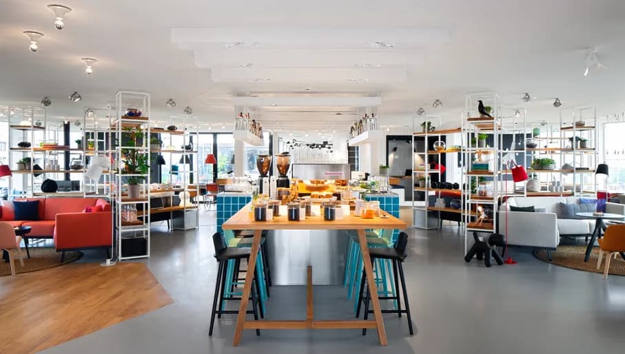 Zoku coworking space interior