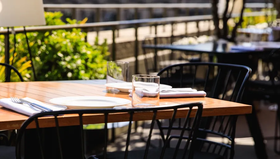 Mr. Porter restaurant terrace
