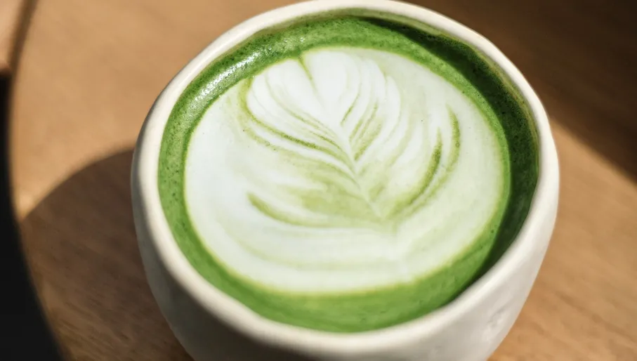 Cloud Gallery cup of matcha