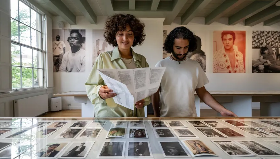 A couple in Huis Marseille