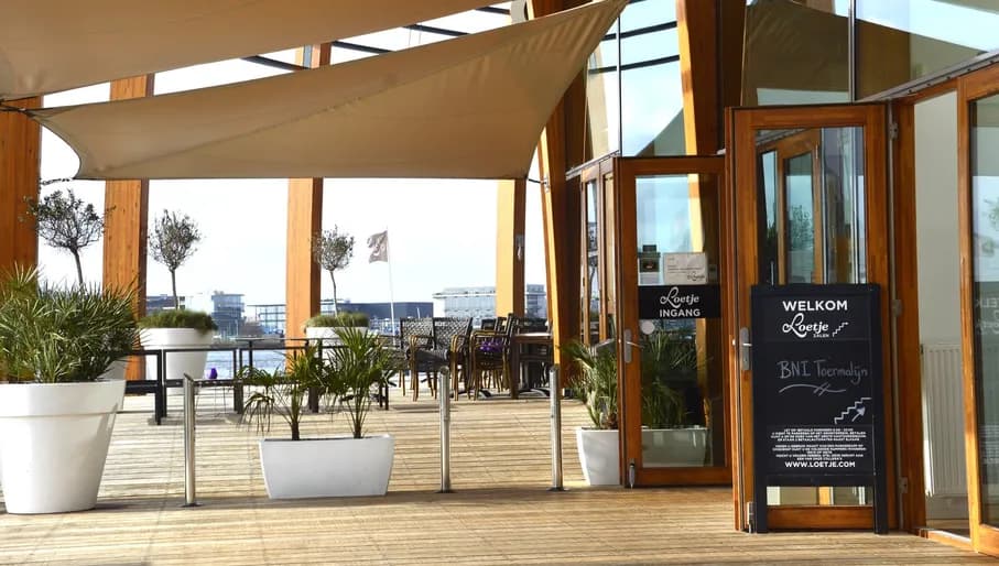 Terrace outside Loetje