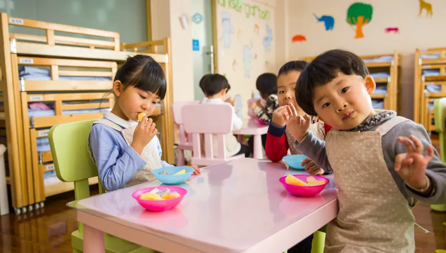 Kids in a classroom