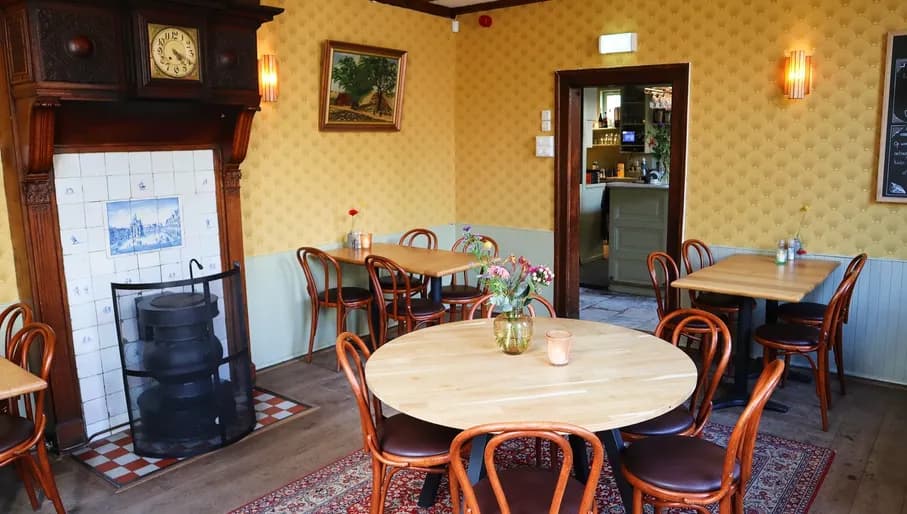 inside the restaurant