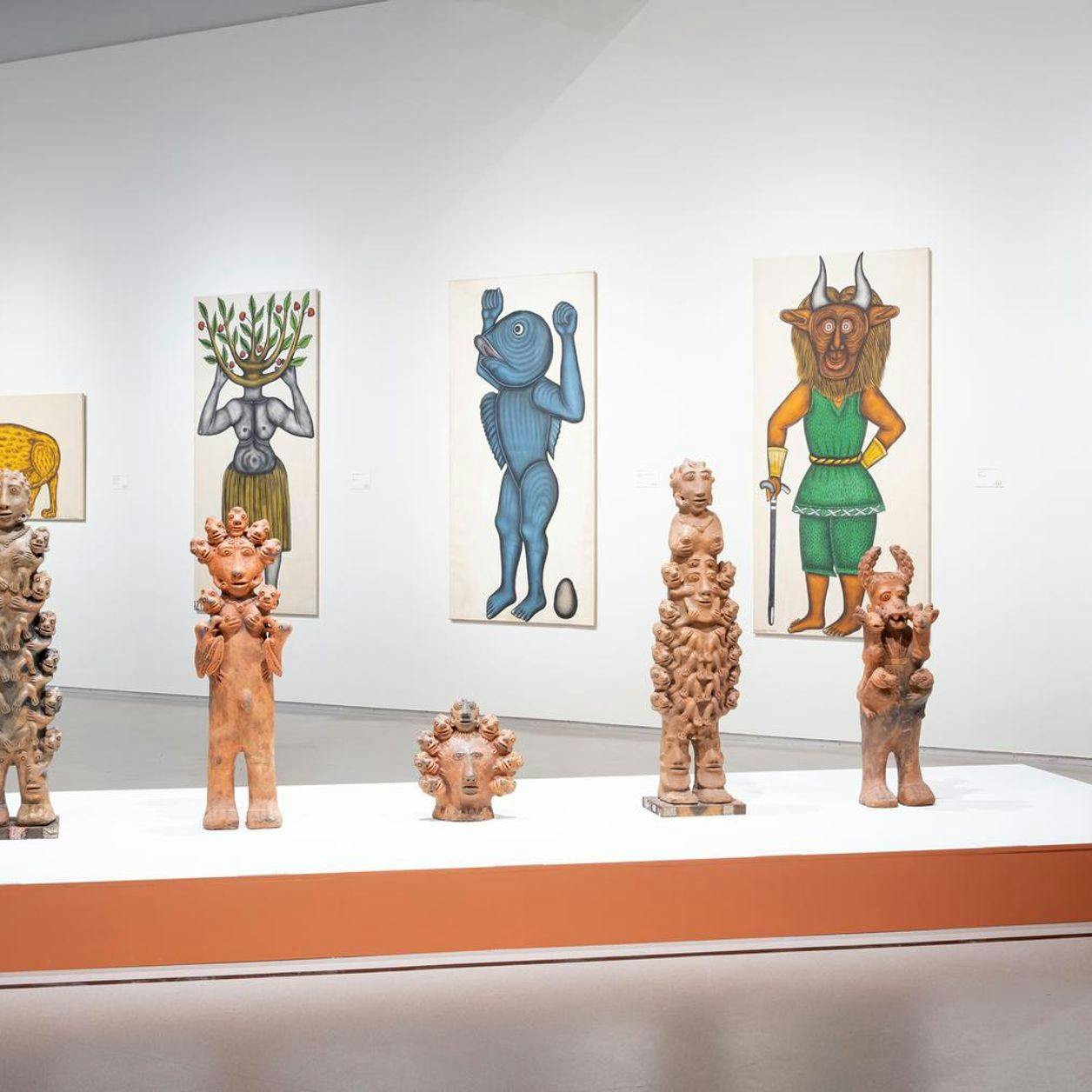 Installation view of Kosmogonie: Zinsou – een Afrikaanse kunstcollectie Cosmogony: Zinsou -- an African art colleciton contemporary art exhibition in October 2022