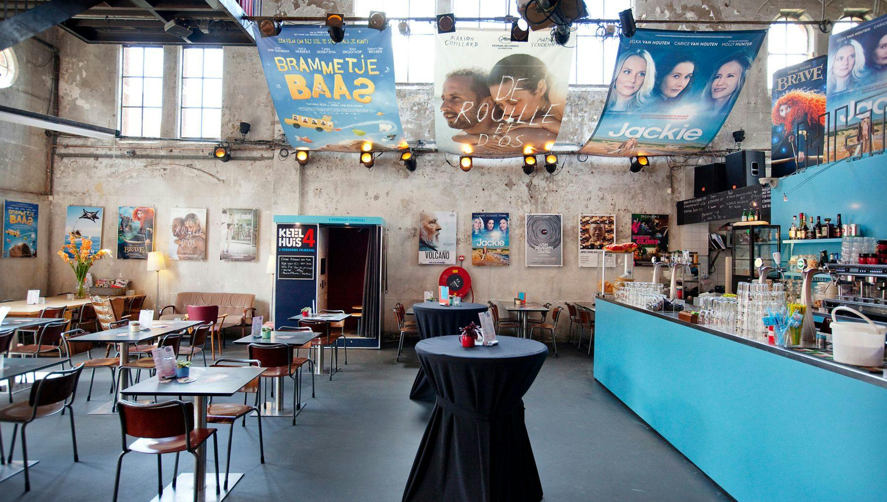Het Ketelhuis cinema cafe bar in Westerpark