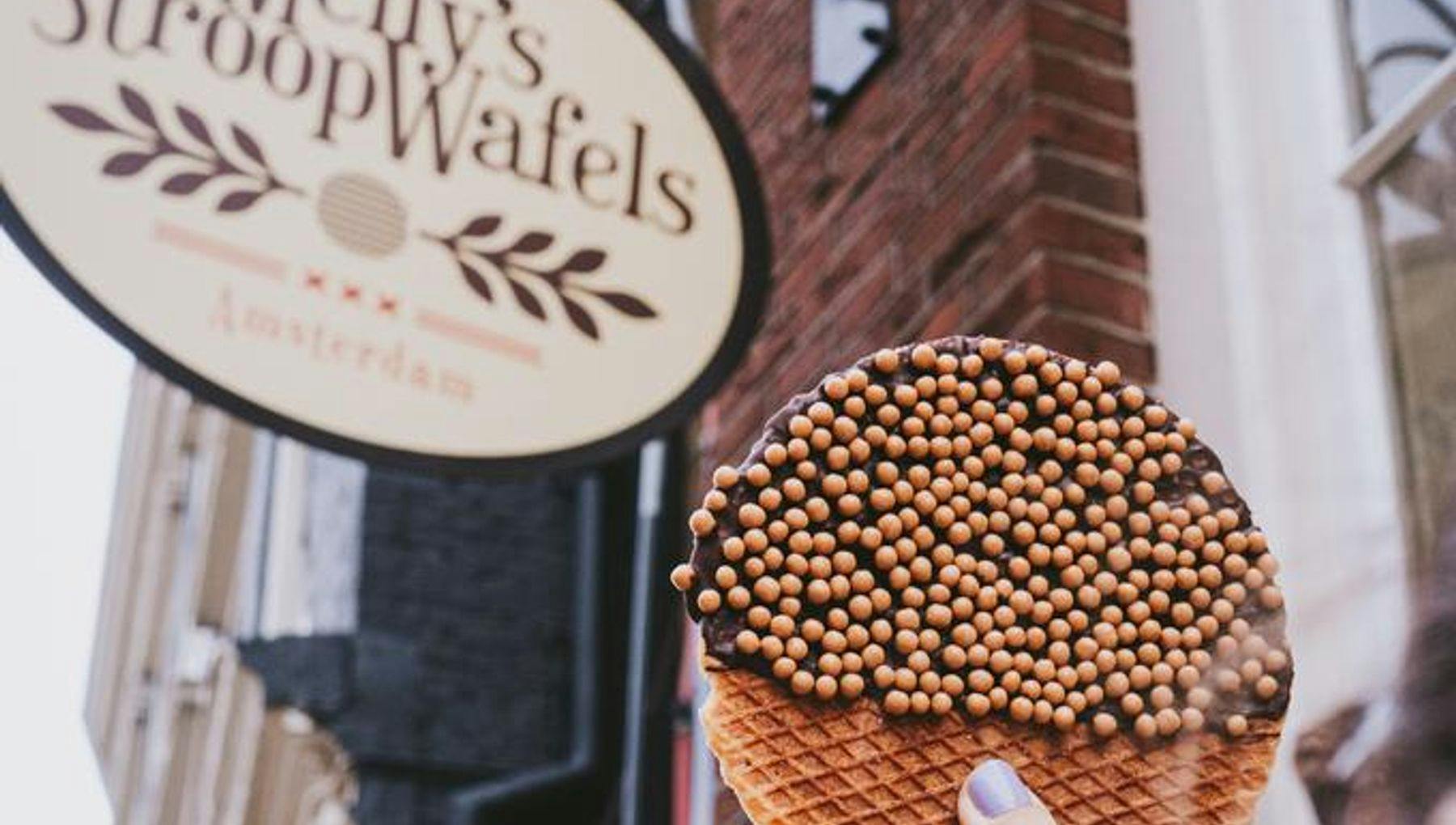 Chocolate covered stroopwafel from Melly's Stroopwafels