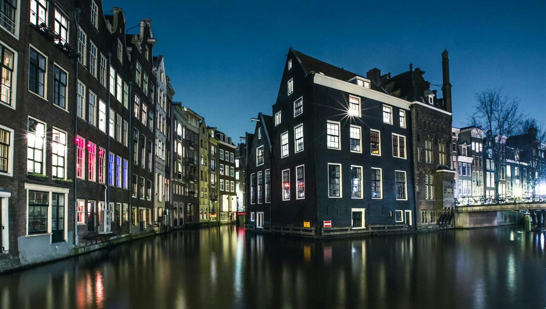 Canal houses.