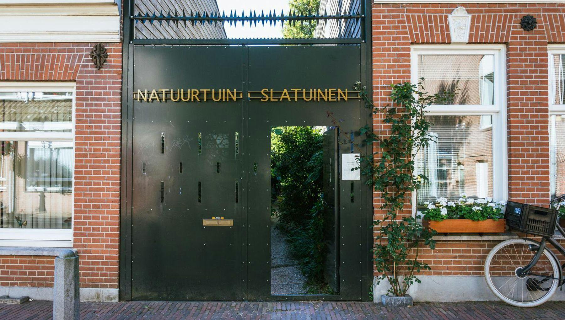 entrance Natuurtuin Slatuinen