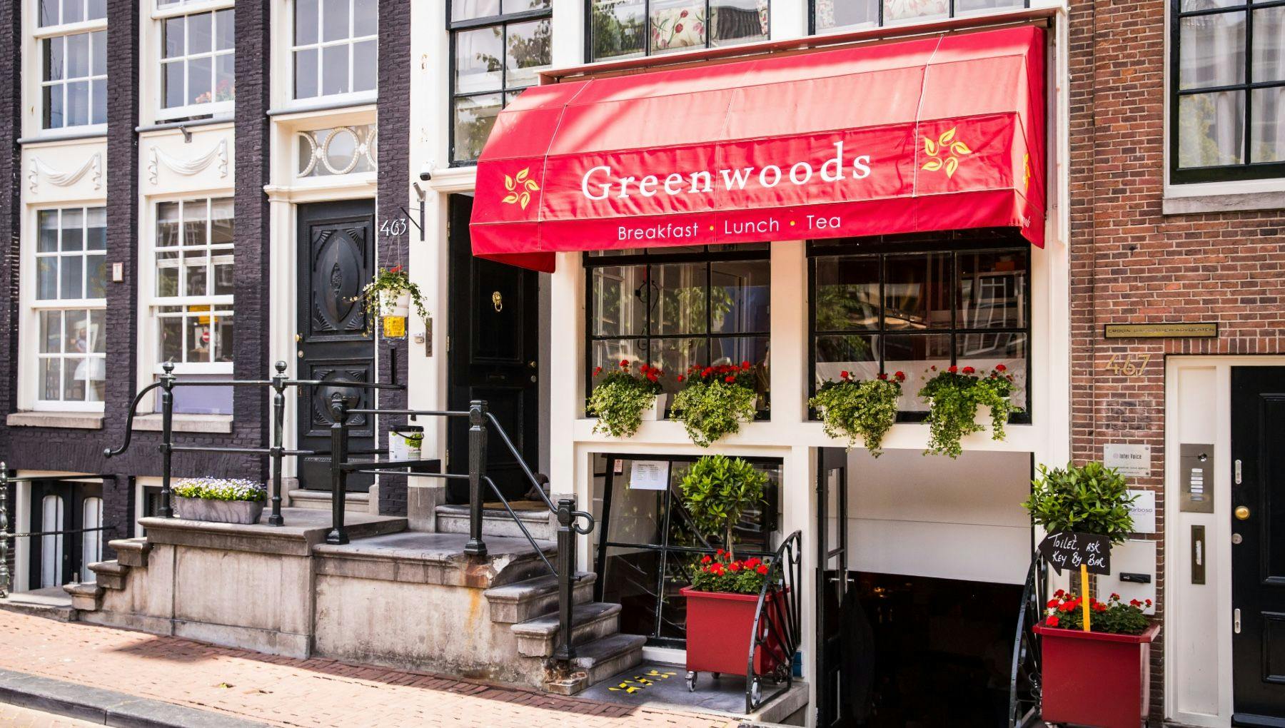 Greenwoods café-restaurant Keizersgracht exterior