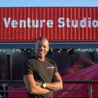 Lalaland co-founder Michael Musandu outdoors at Venture Studio.