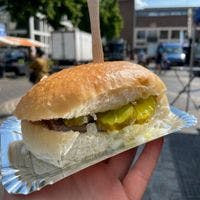 Traditional street food in Holland bun with herring, pickled cucumbers and onions in a hand close up on saturday farmers market in Arnhem
2182764091
Typically Dutch foods