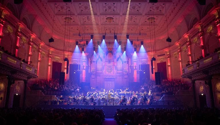 orchestra concert at the Concertgebouw-Avicii-Tribute. Campagne 1 + 1 gratis cultuurbezoek.