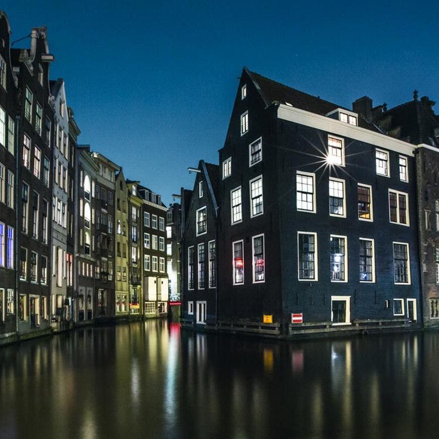 Canal houses.