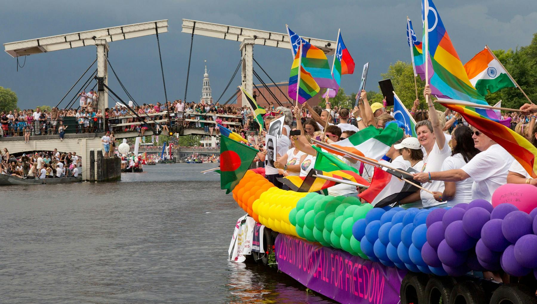 Queer & Pride Amsterdam: zaterdag 27 juli t/m zondag 4 augstus 2024