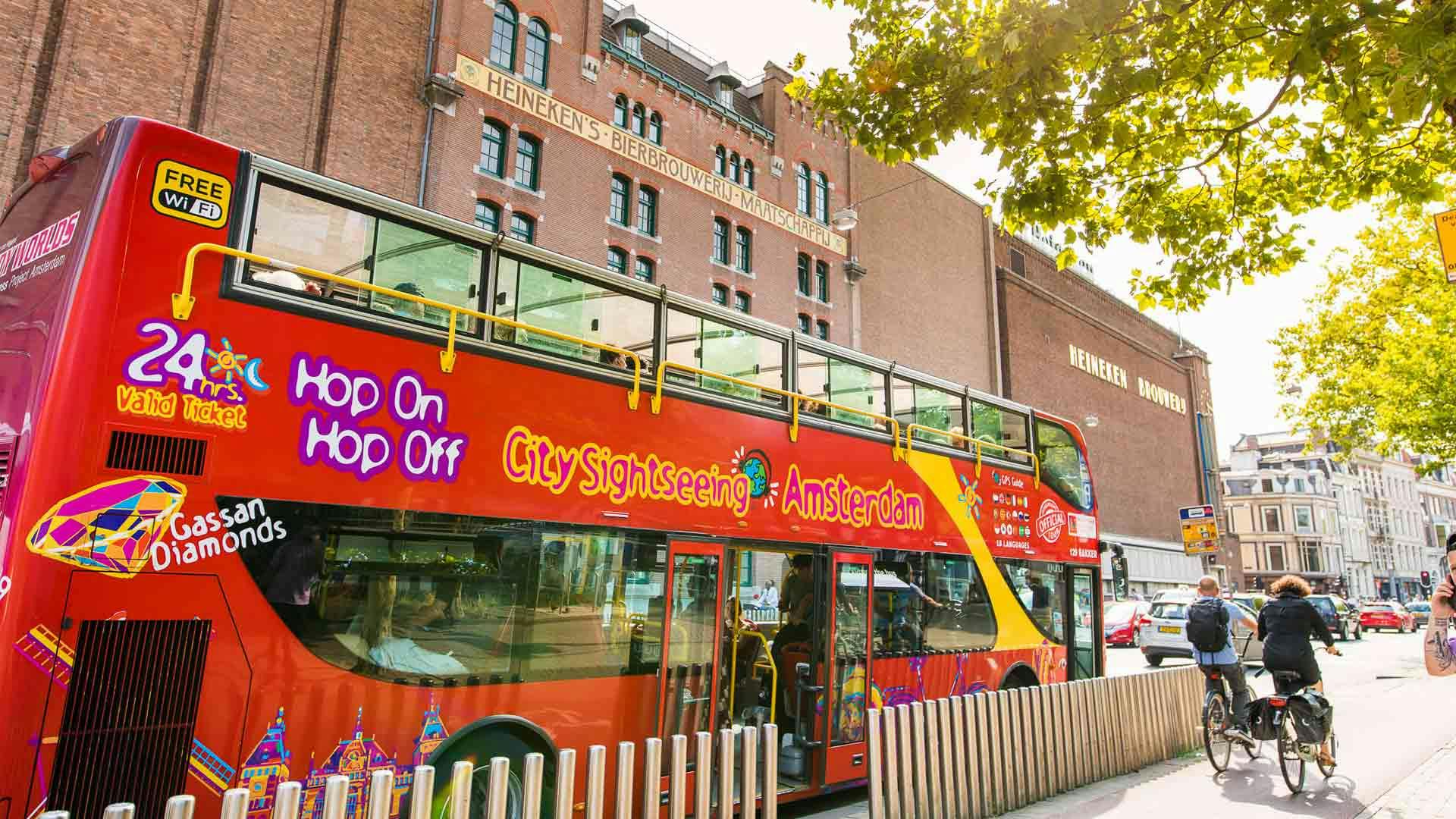 City Sightseeing Amsterdam - Hop On - Hop Off Bus & Boot
