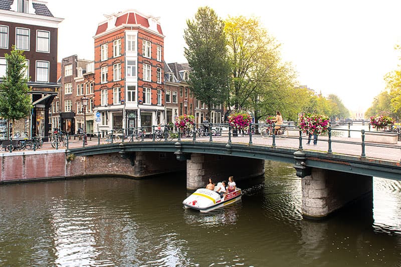Pedal Boat along the Amsterdam Canals