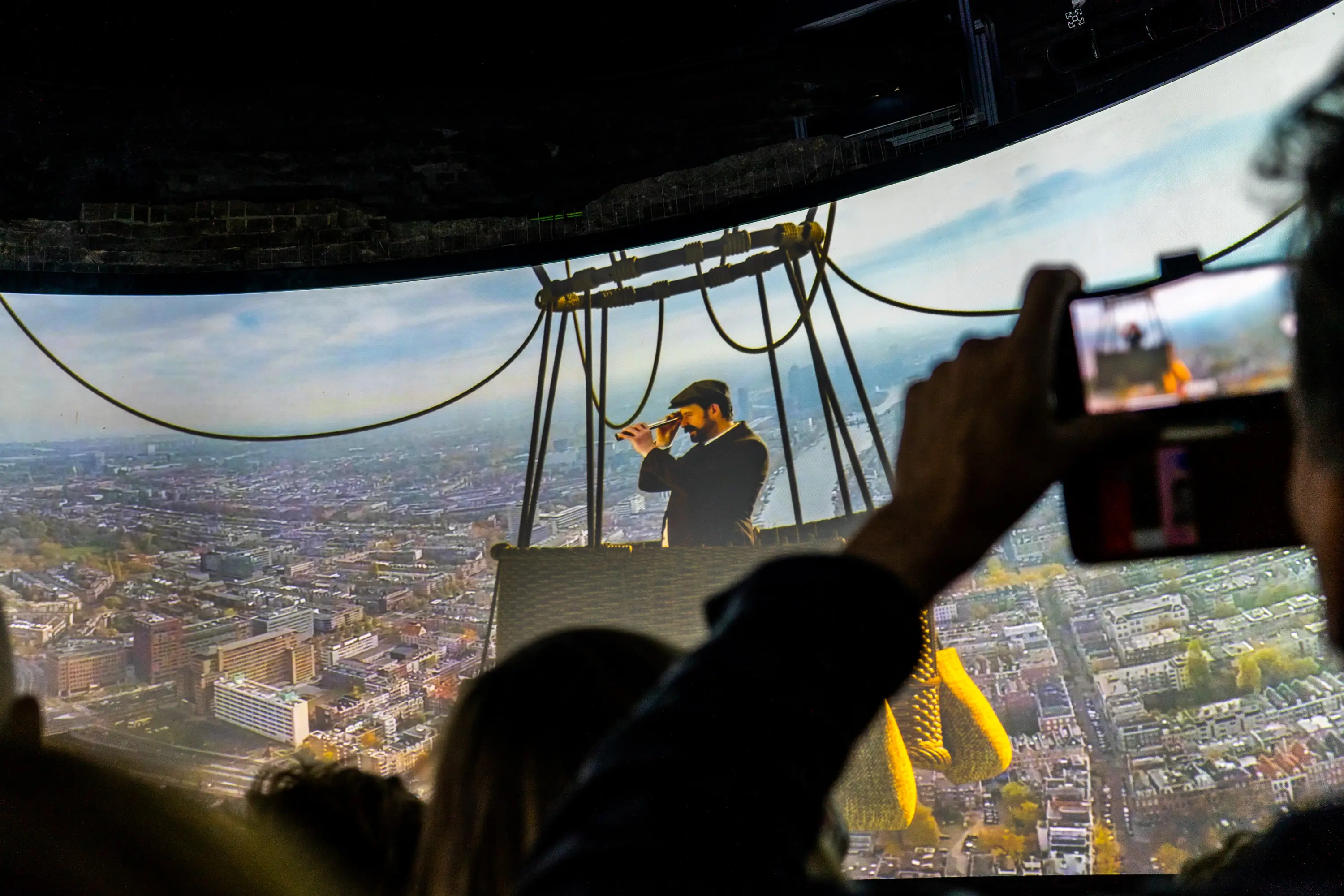 Bezoek de virtuele ballonvaart over de Stelling van Amsterdam