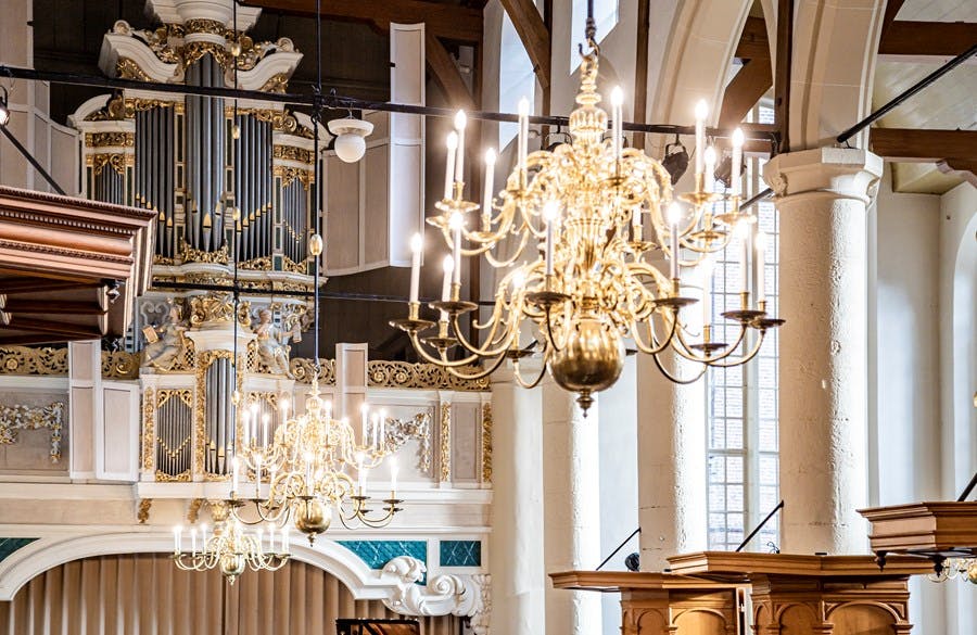 Free lunch concert on the famous Müller organ of De Waalse Kerk
