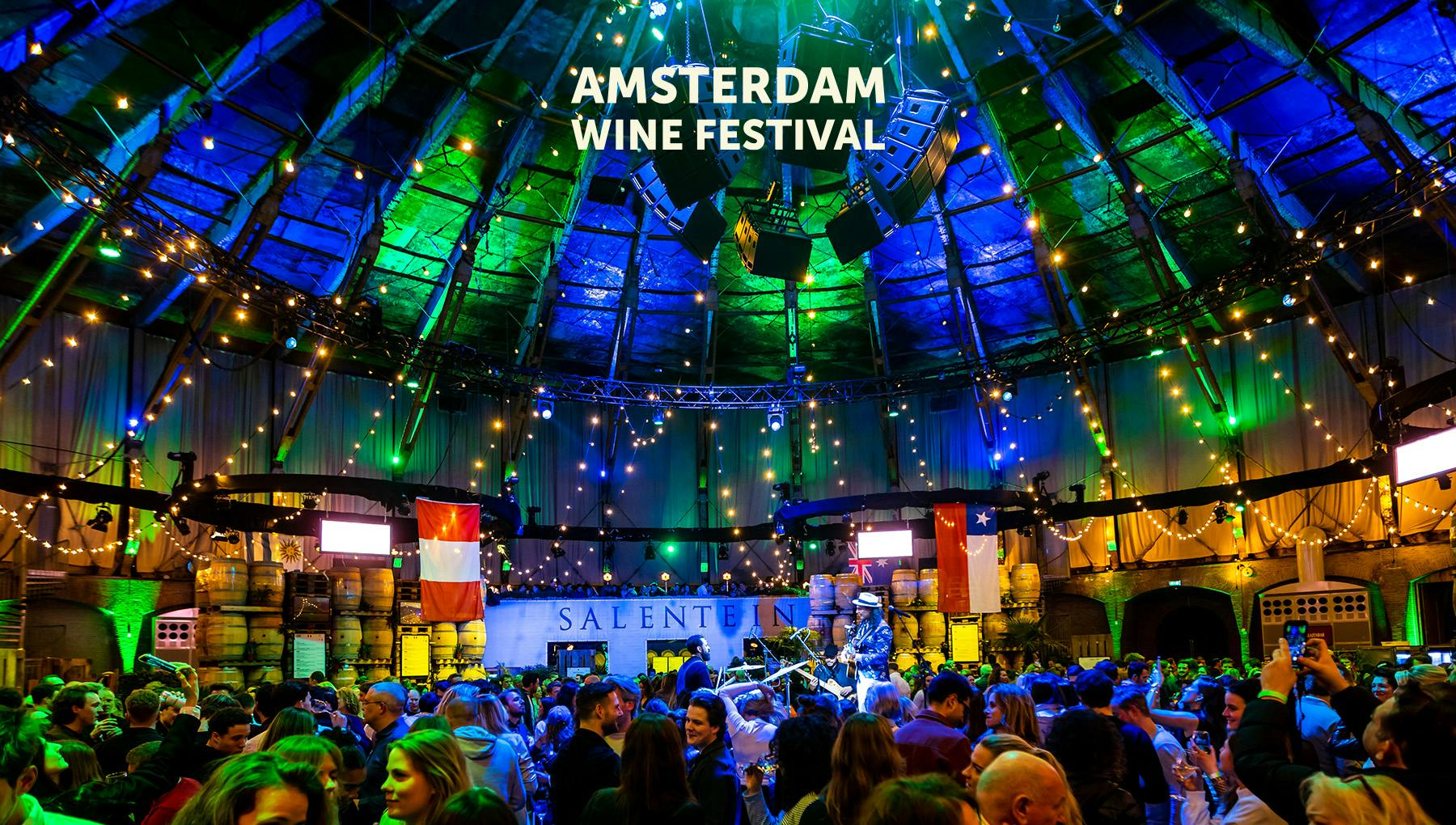 Amsterdam Wine Festival - 28 september t/m 1 oktober op het Gashouderterrein.