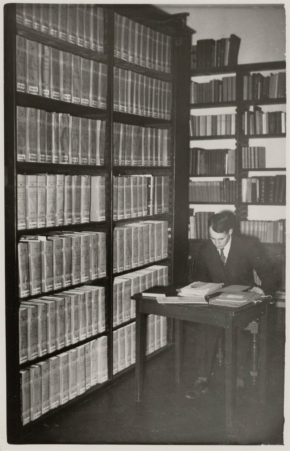 Gemeentearchief van Amsterdam; de oude Bibliotheek, 1941.