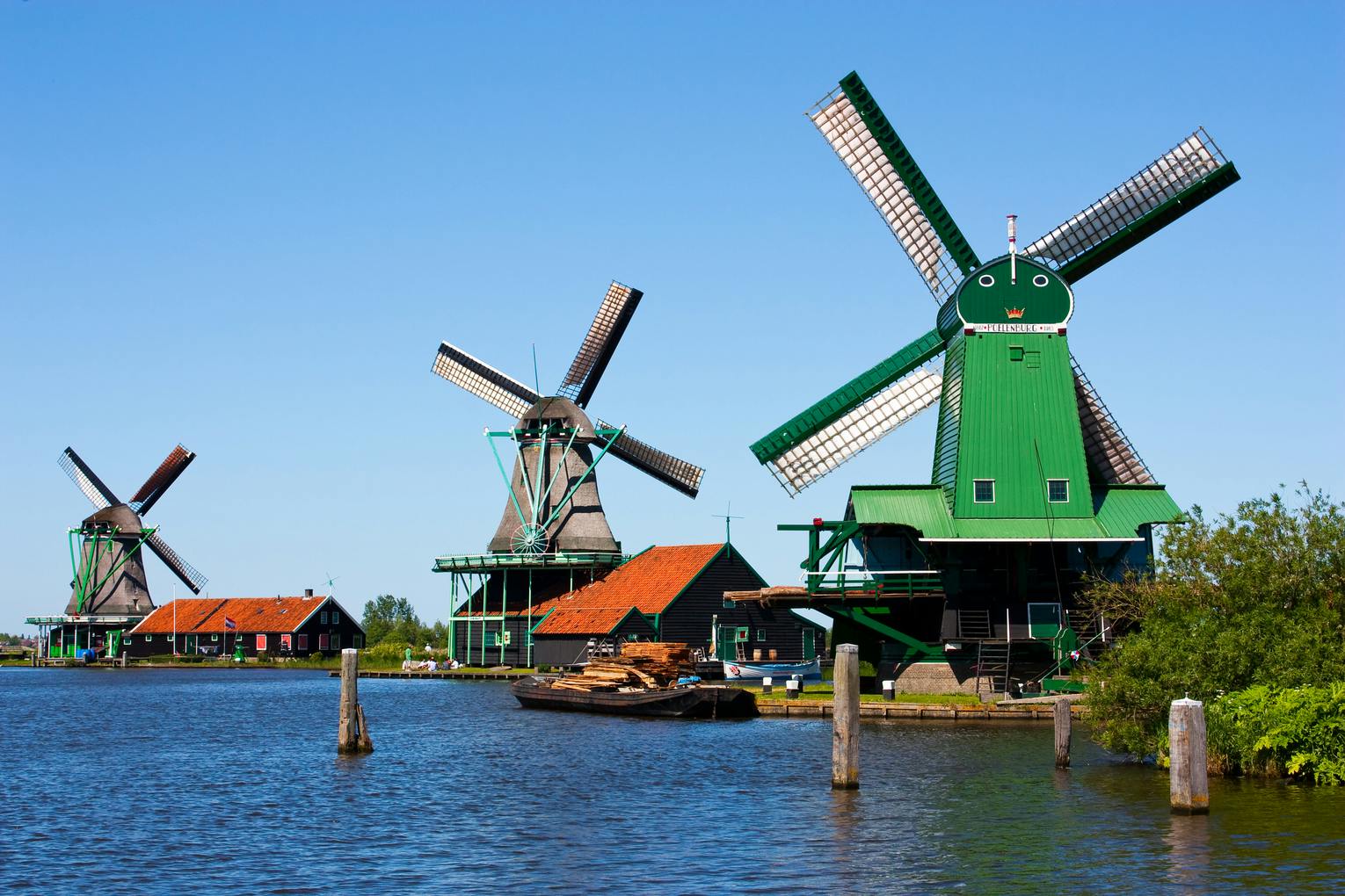 Windmills at the Zaanse Schans
